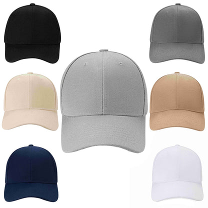 Unisex verstelbare effen baseballpet 38943-1