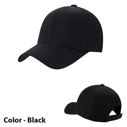 Unisex verstelbare effen baseballpet 38943-1