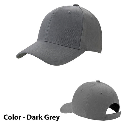 Unisex verstelbare effen baseballpet 38943-1