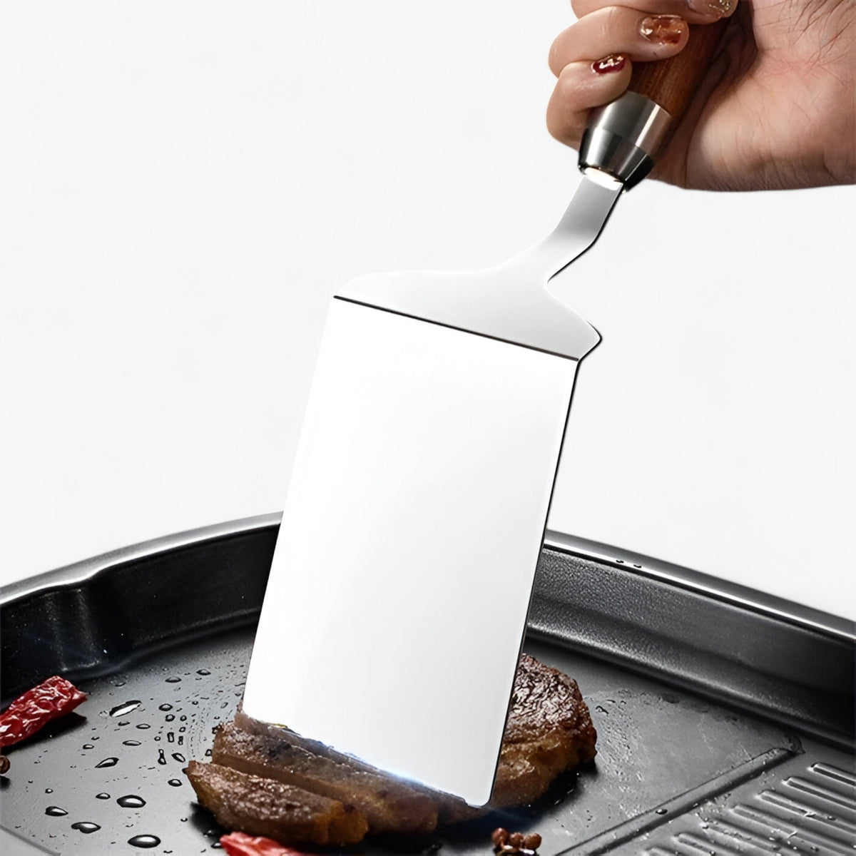 Navando professionele RVS grillspatel