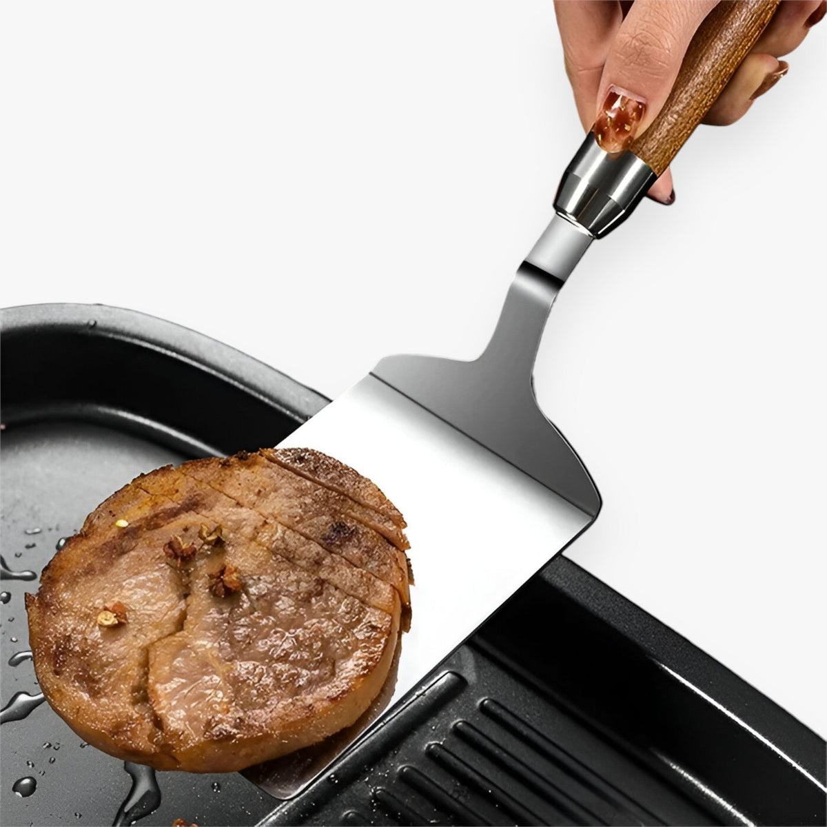 Navando professionele RVS grillspatel