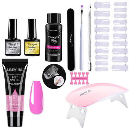 Polygelpro DIY Polygel Nagelset Met UV-Lamp