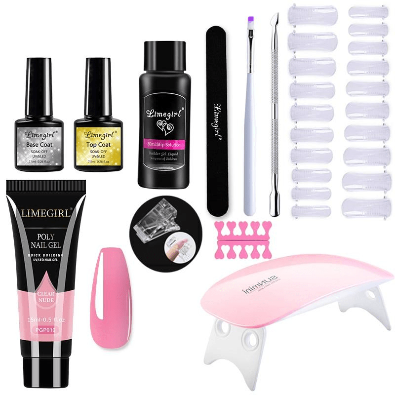 Polygelpro DIY Polygel Nagelset Met UV-Lamp