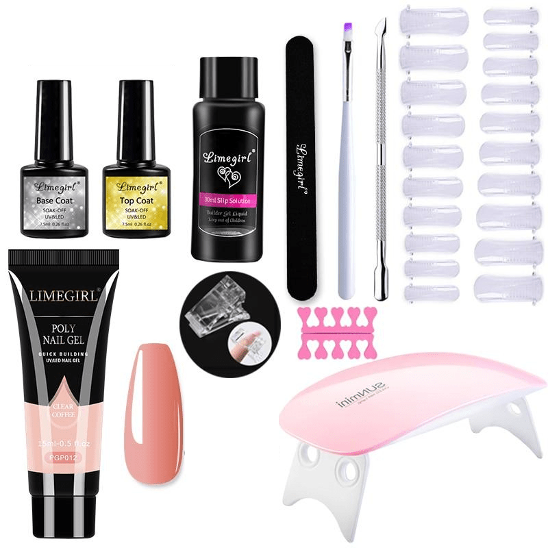 Polygelpro DIY Polygel Nagelset Met UV-Lamp