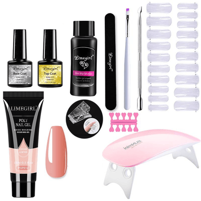 Polygelpro DIY Polygel Nagelset Met UV-Lamp