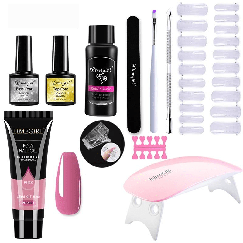 Polygelpro DIY Polygel Nagelset Met UV-Lamp