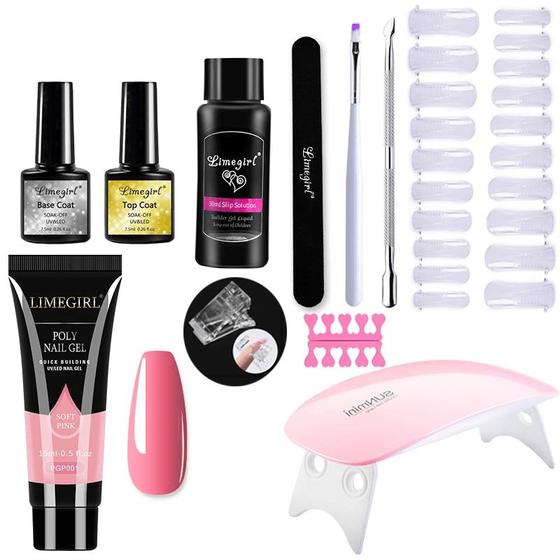 Polygelpro DIY Polygel Nagelset Met UV-Lamp