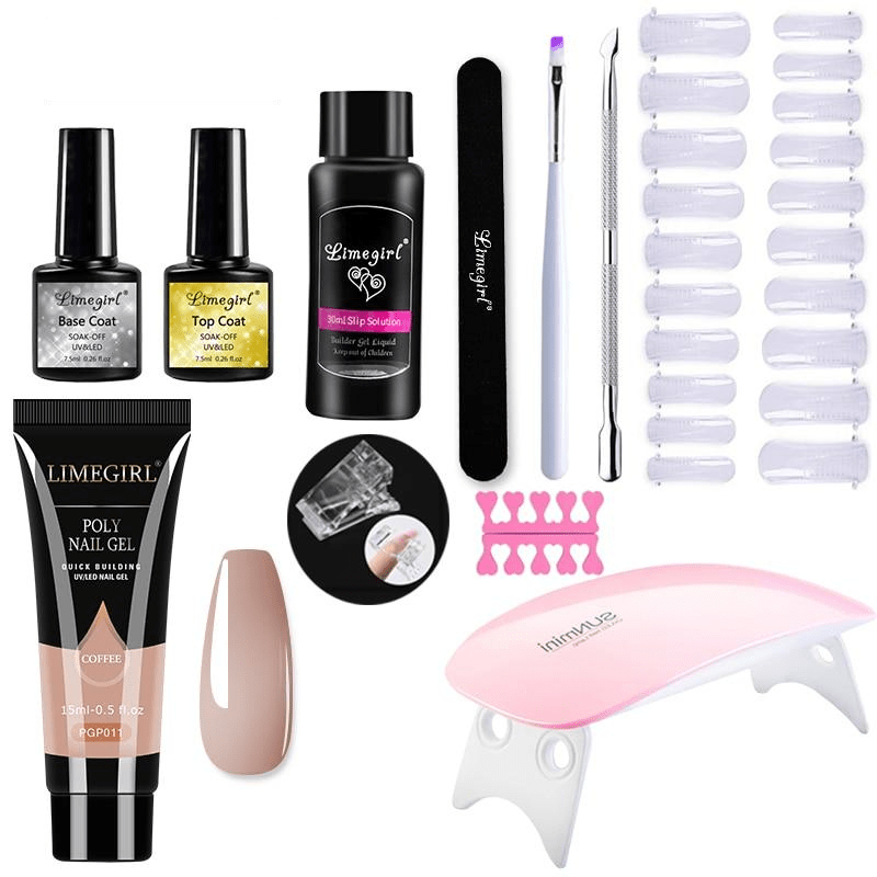 Polygelpro DIY Polygel Nagelset Met UV-Lamp