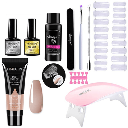 Polygelpro DIY Polygel Nagelset Met UV-Lamp