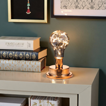 Tafellamp met Gloeilamp Design