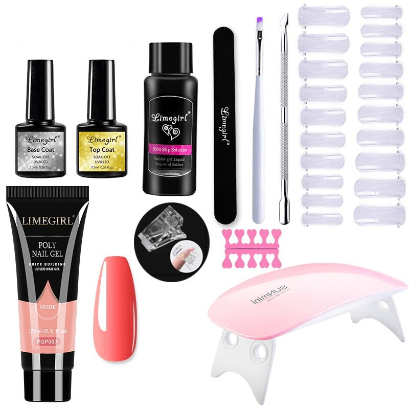 Polygelpro DIY Polygel Nagelset Met UV-Lamp