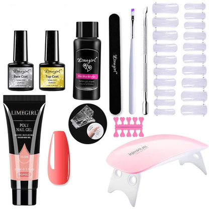 Polygelpro DIY Polygel Nagelset Met UV-Lamp