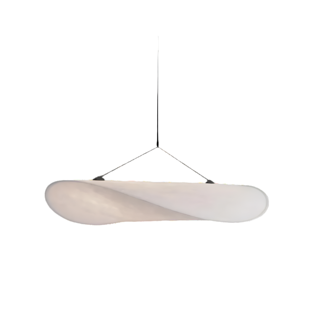 Japandi stoffen hanglamp sfeerverlichting