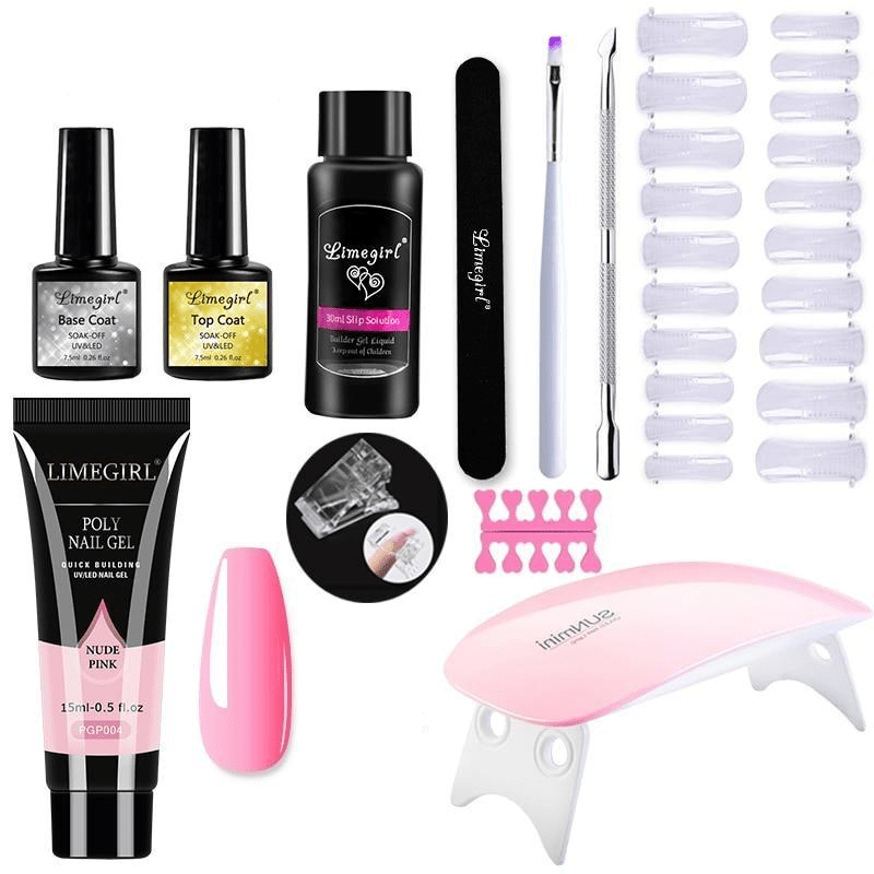 Polygelpro DIY Polygel Nagelset Met UV-Lamp