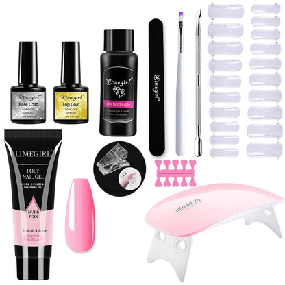 Polygelpro DIY Polygel Nagelset Met UV-Lamp