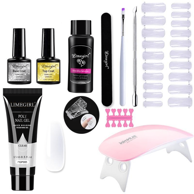 Polygelpro DIY Polygel Nagelset Met UV-Lamp