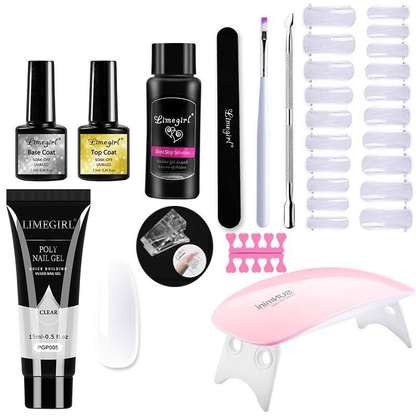 Polygelpro DIY Polygel Nagelset Met UV-Lamp