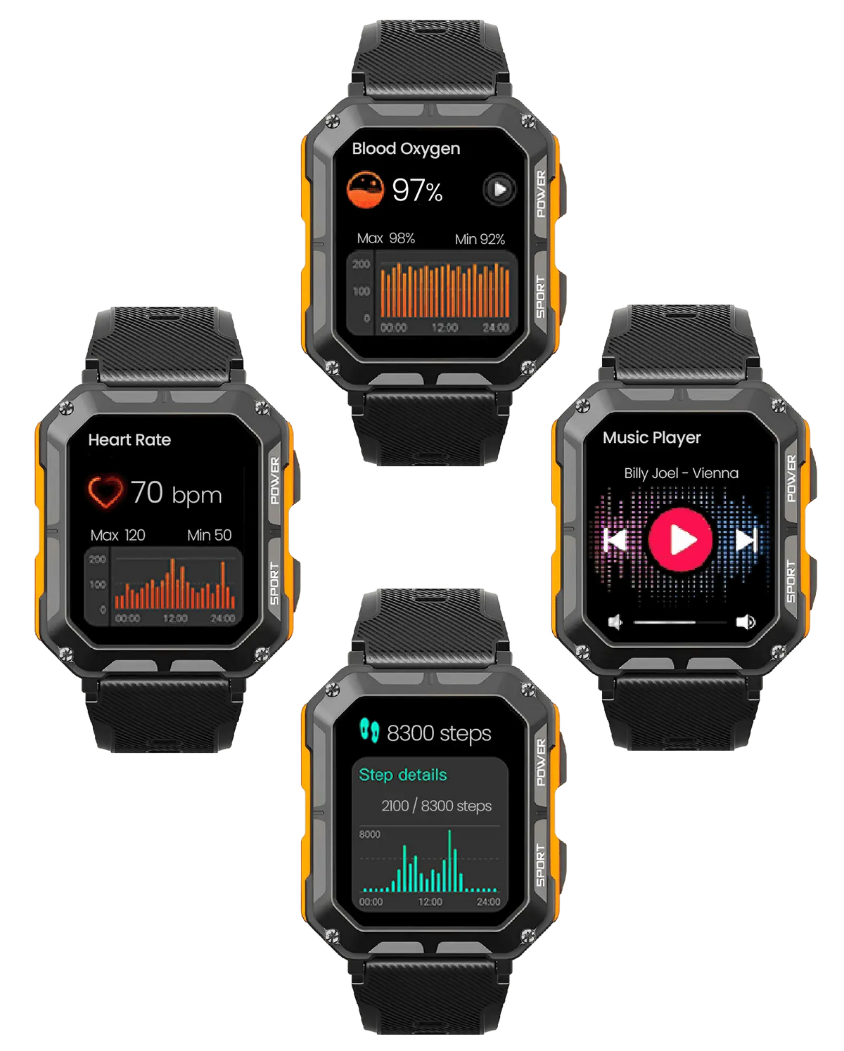 TrekFit C20 outdoor smartwatch