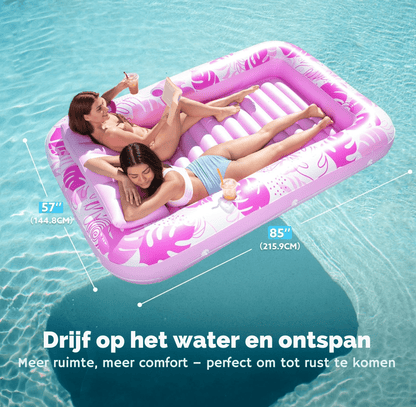 Opblaasbaar lounge zwembad en luchtbed