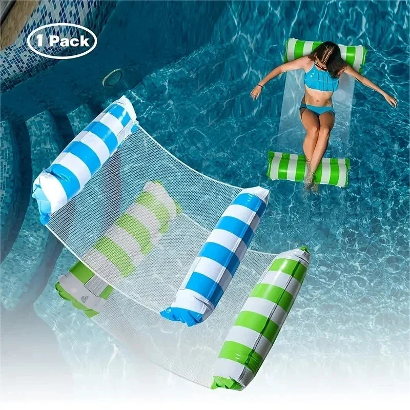 Opblaasbare Waterhangmat Met Net