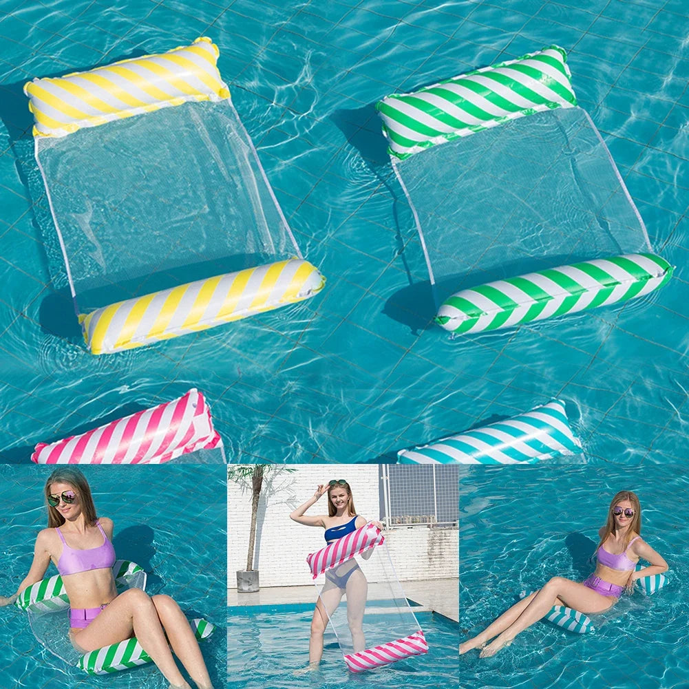 Opblaasbare Waterhangmat Met Net