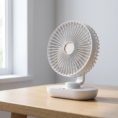Oplaadbare Compacte Bureauventilator