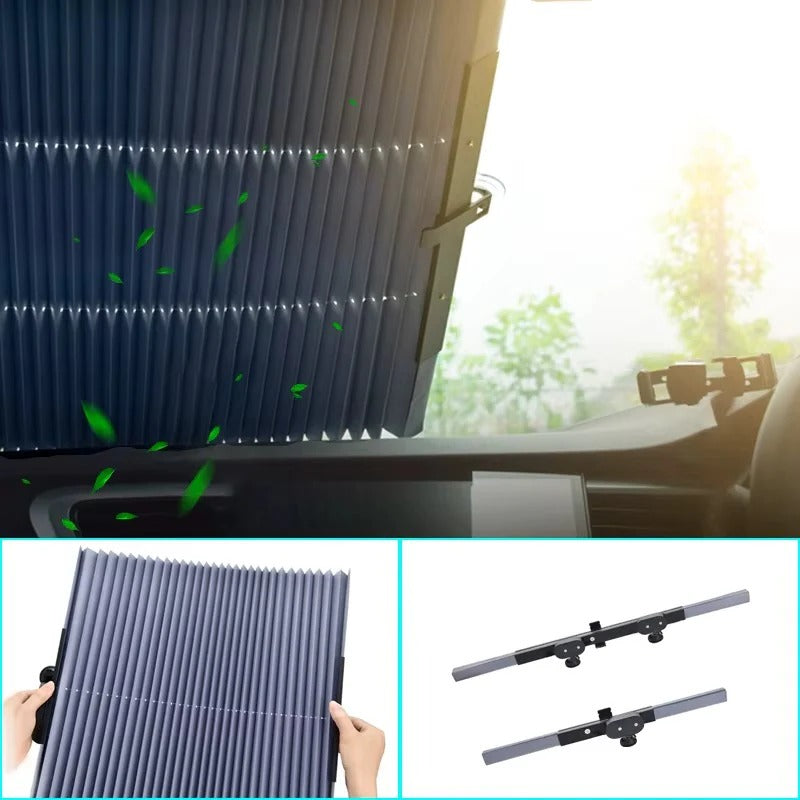 Oprolbaar Auto Verduisterend Zonnescherm
