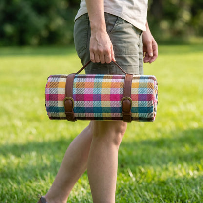 Opvouwbaar gestreept picknickkleed