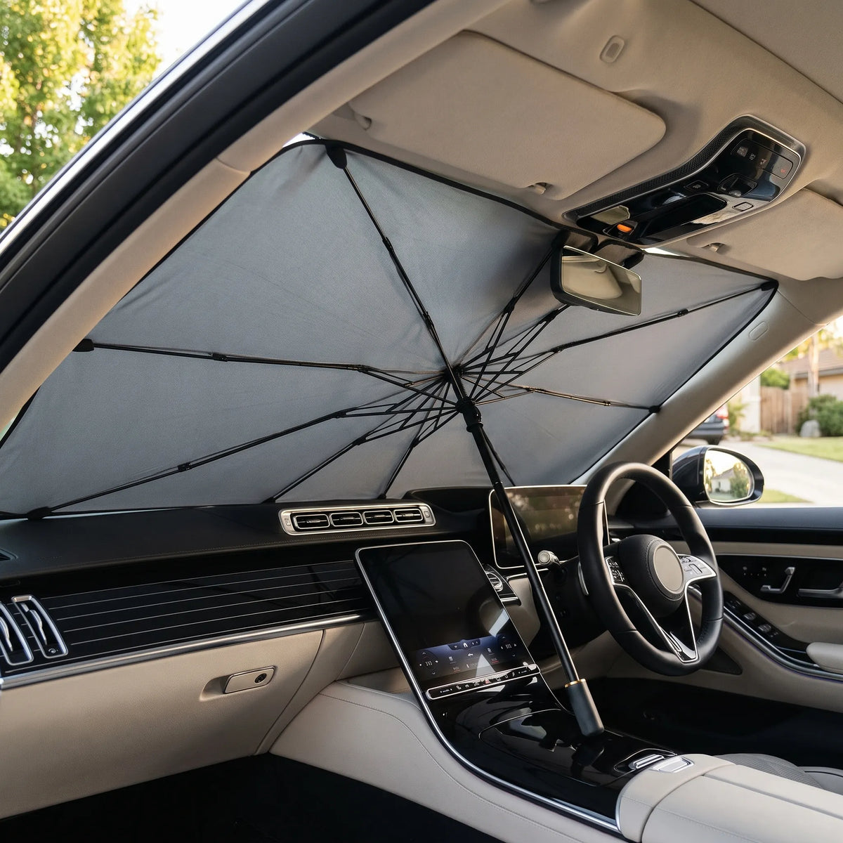 Opvouwbaar reflecterend auto zonnescherm