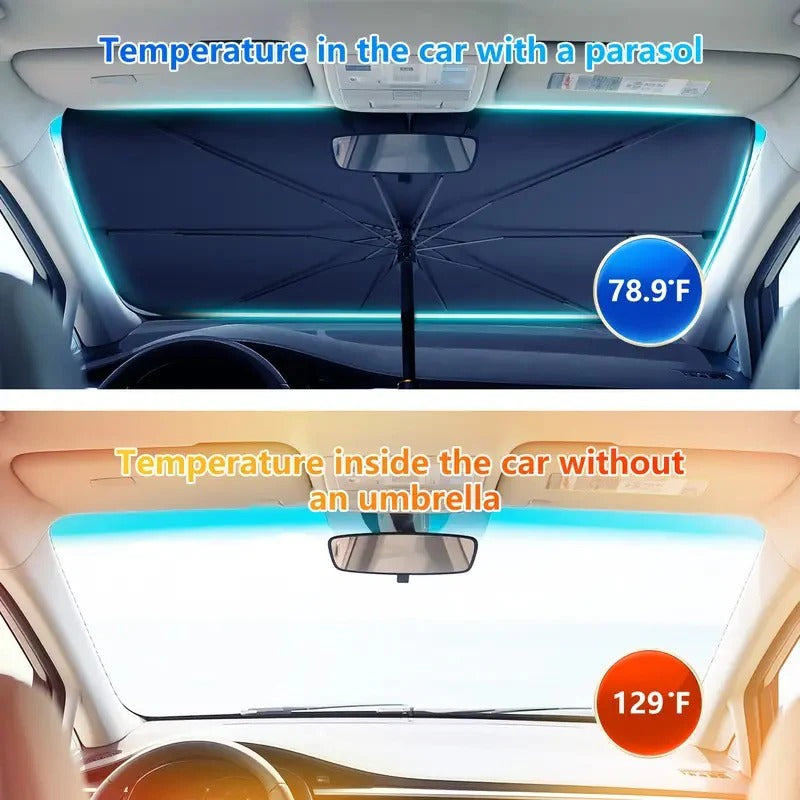 Opvouwbaar reflecterend auto zonnescherm