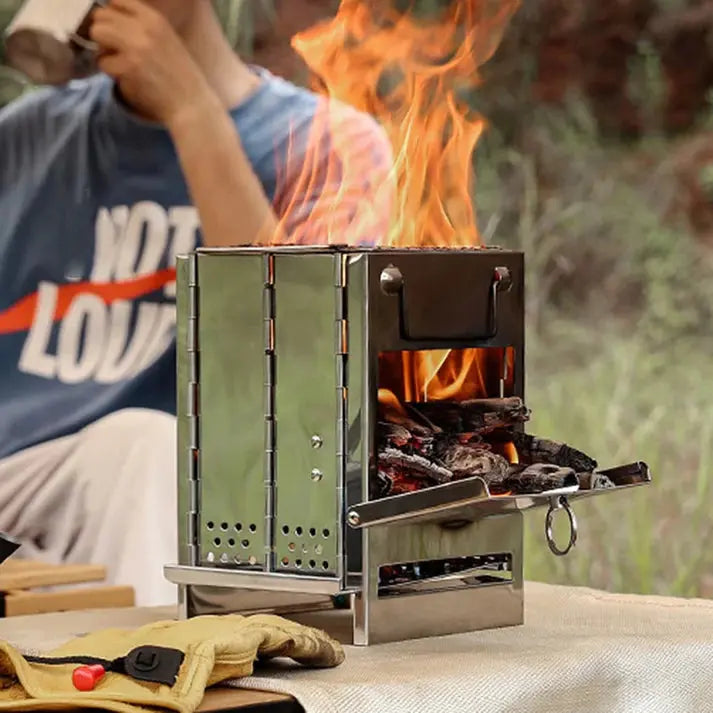 TrailFlame opvouwbare houtkachel