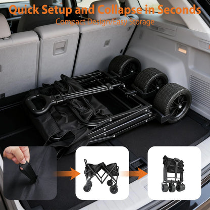 Opvouwbare Bolderkar met Tafelblad