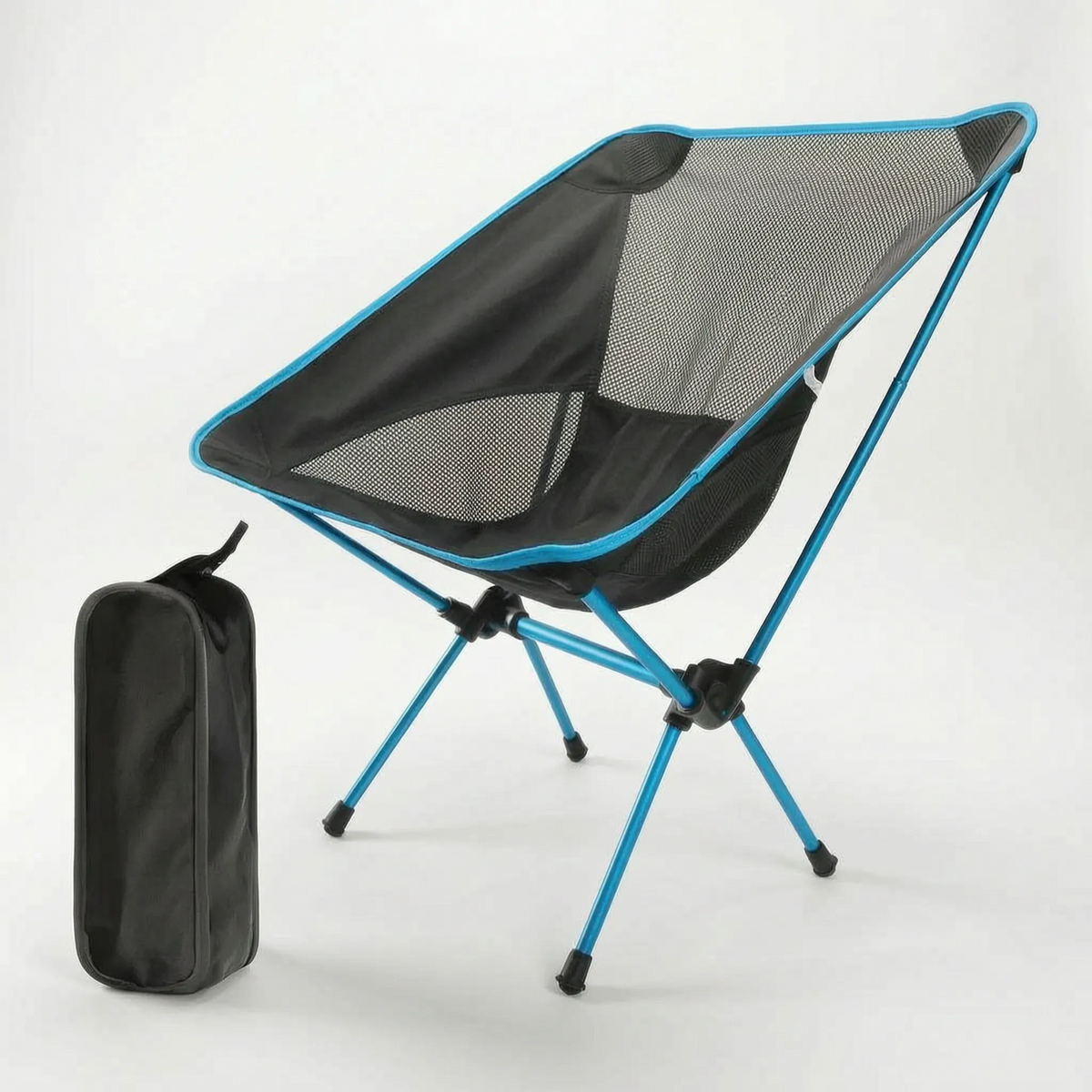Compacte opvouwbare campingstoel