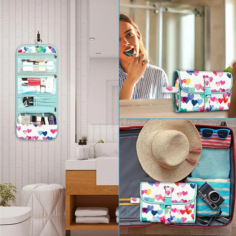 Opvouwbare Florale Hangende Toilettas