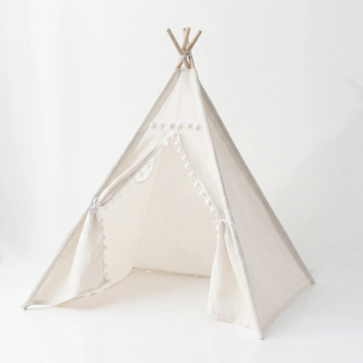 Opvouwbare Kindertent Met Houten Palen