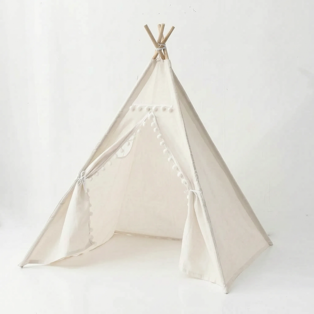 Opvouwbare Kindertent Met Houten Palen