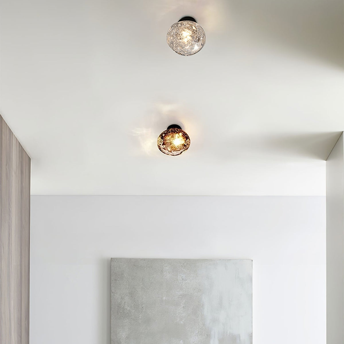 LumiArt glazen LED wandlamp