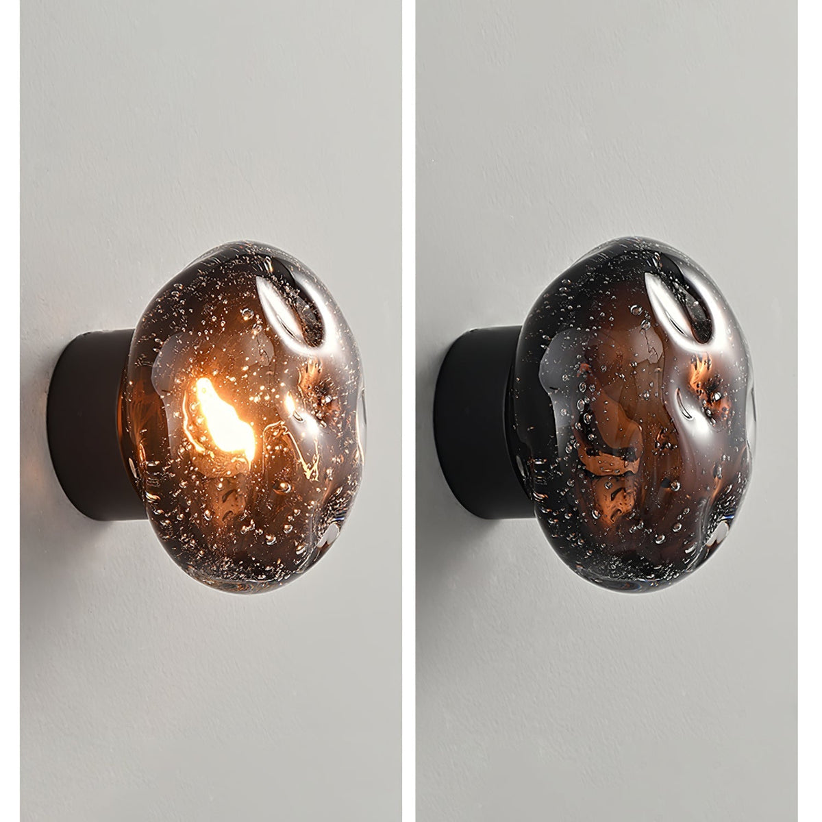LumiArt glazen LED wandlamp