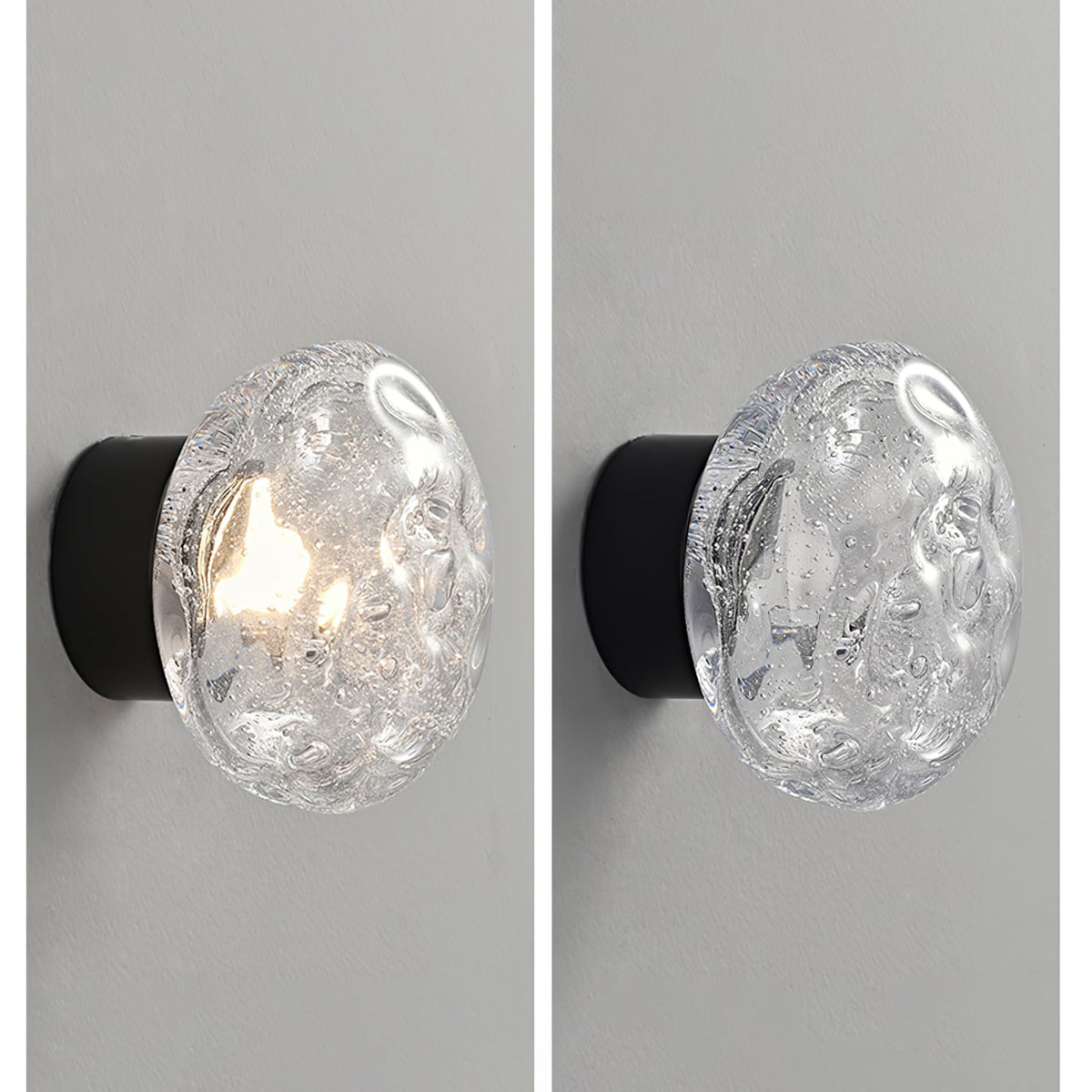 LumiArt glazen LED wandlamp