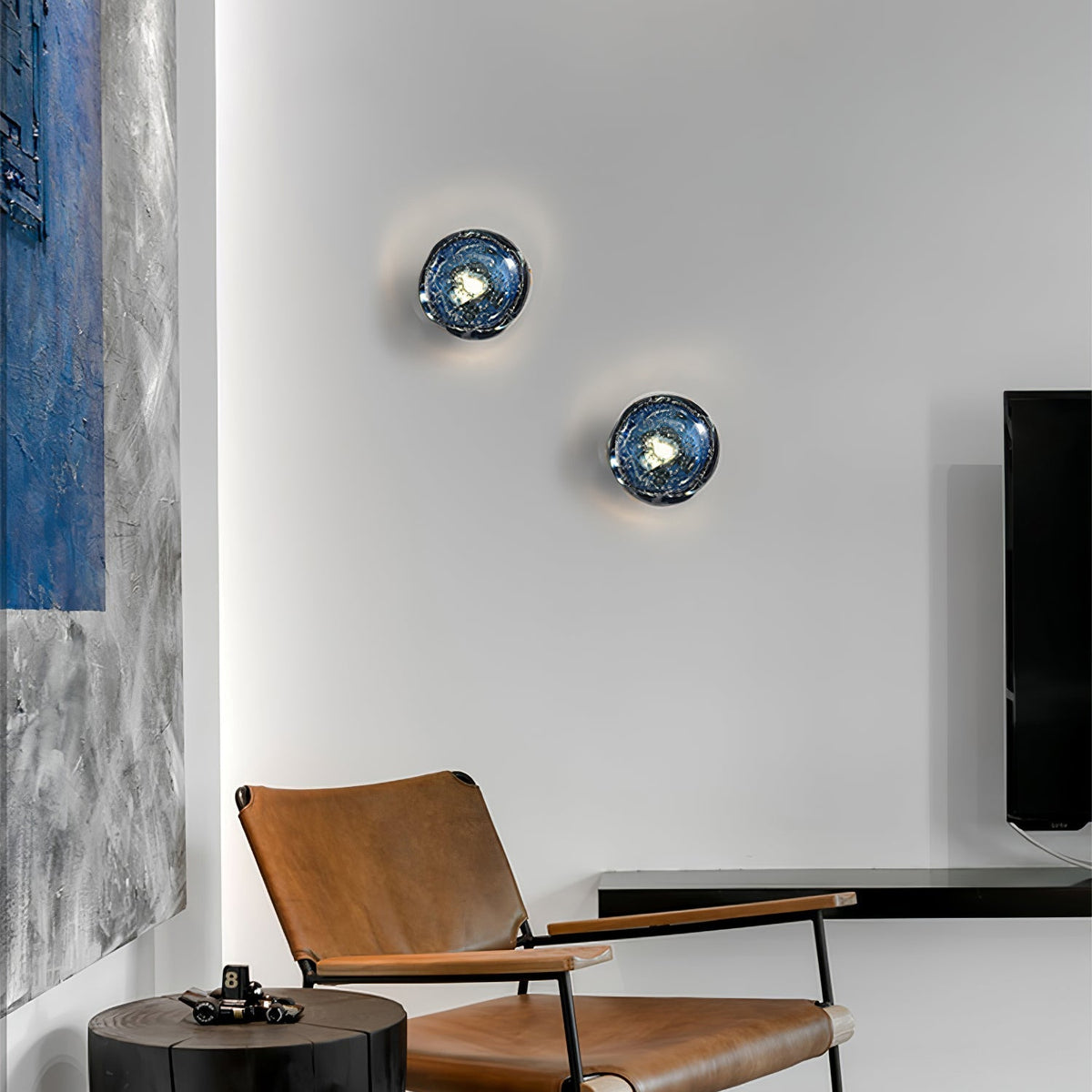 LumiArt glazen LED wandlamp