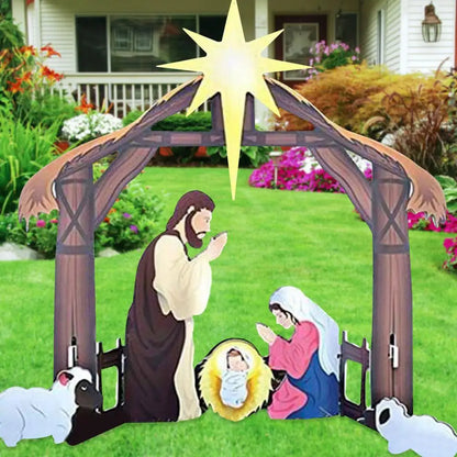 MajesticNativity Weerbestendige Kerststal