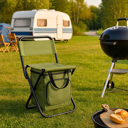 Navando opvouwbare campingstoel met koeltas