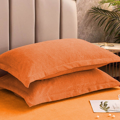 Fluweelzachte fleece kussenslopen set