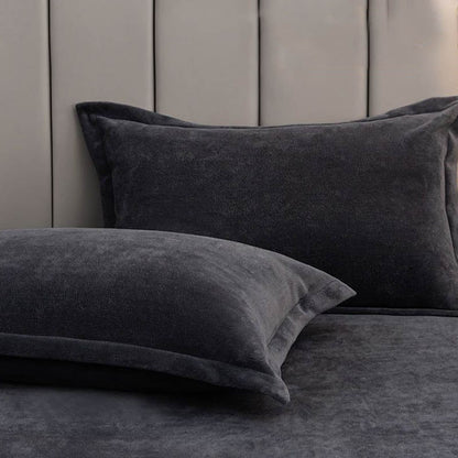 Fluweelzachte fleece kussenslopen set