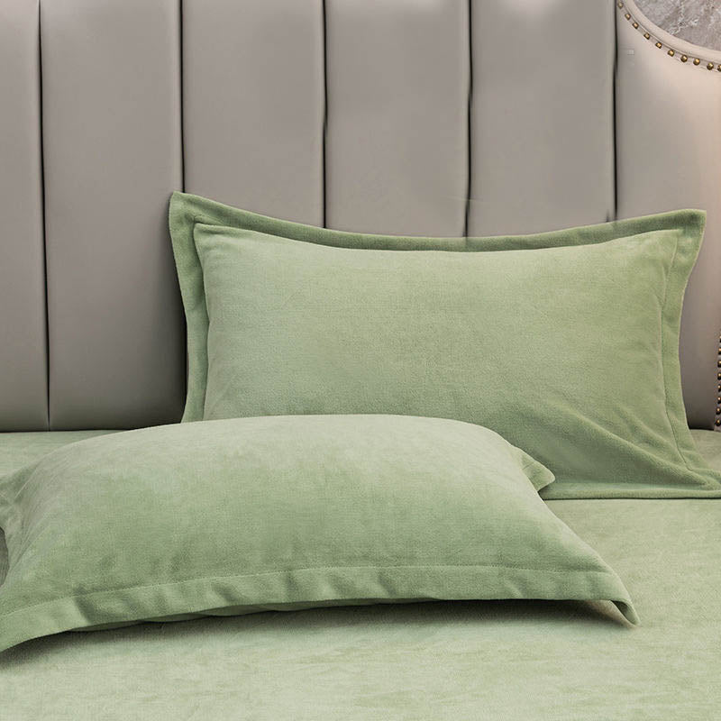Fluweelzachte fleece kussenslopen set