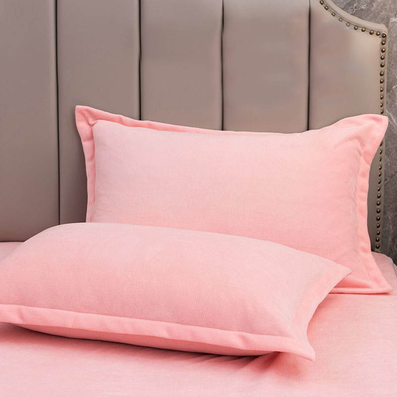 Fluweelzachte fleece kussenslopen set