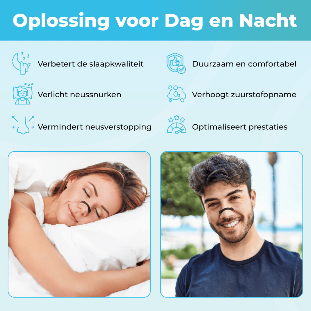 Oxyvent anti-snurk neuspleisters