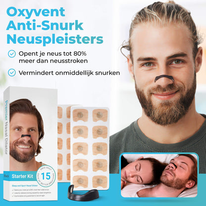 Oxyvent anti-snurk neuspleisters