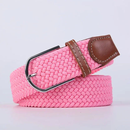 StretchBuckle elastische faux lederen riem