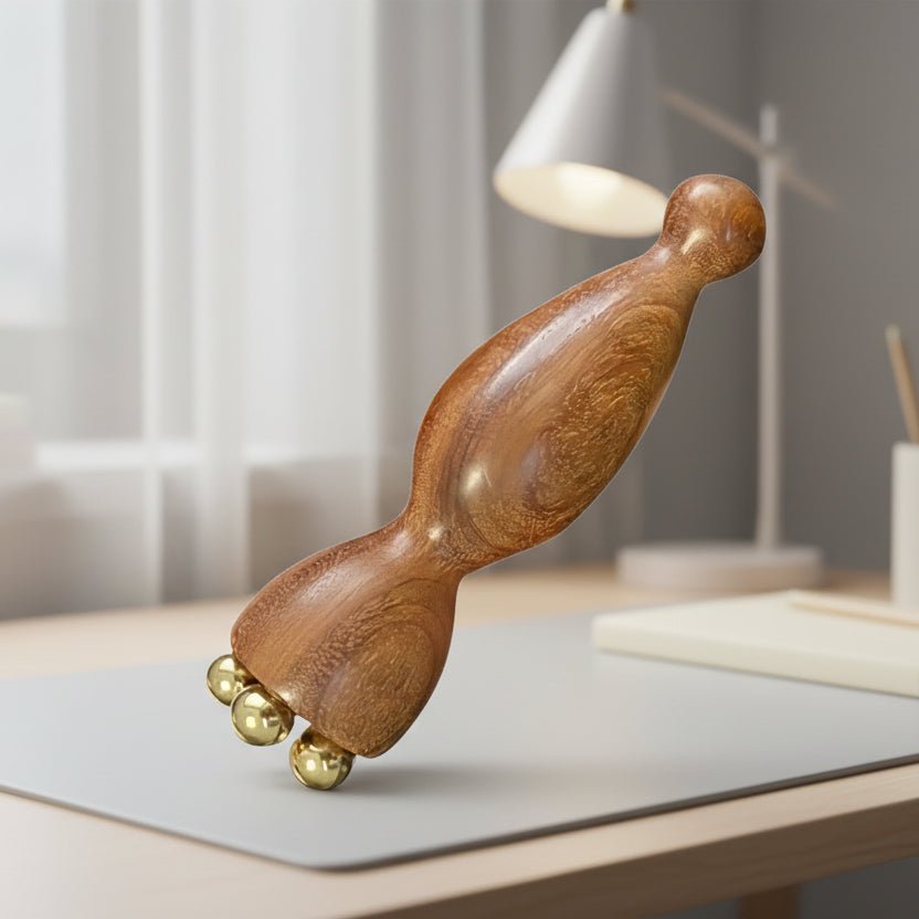 WOODPOD Seedpod Gua Sha Gezichtsmassagetool